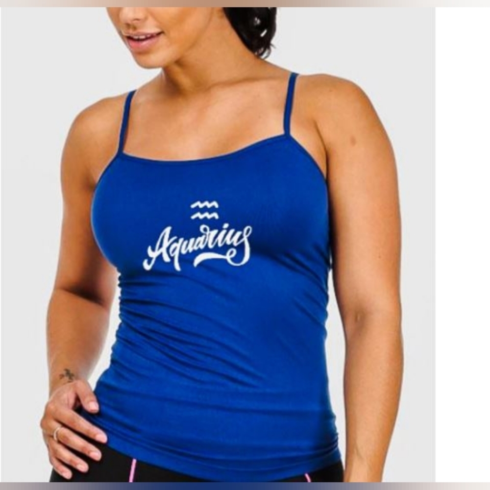 NEW! Aquarius Blue Tank Top